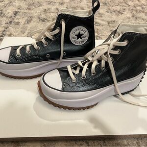 Converse Black and White High-Top Sneakers